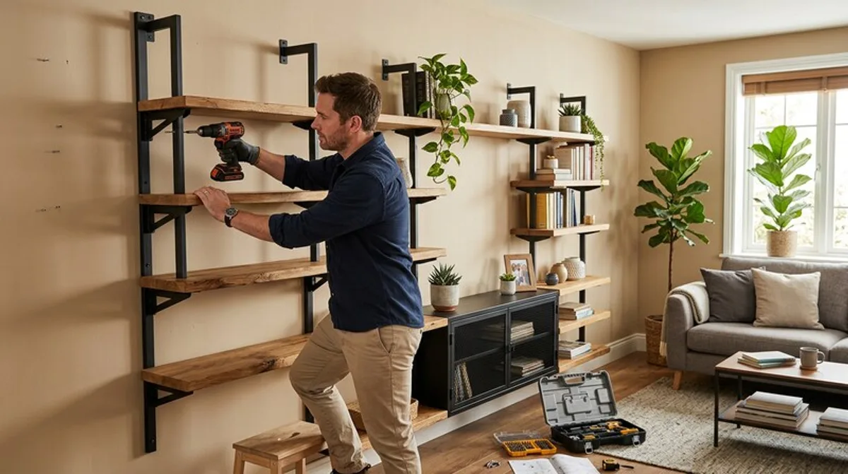 Wall Shelf Systems: Metal, Wood & Clever Storage