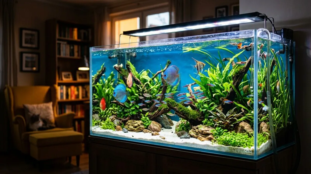 aquarium, fische, beleuchtet, tropisch, aquarium fische, fische beleuchtet, beleuchtet tropisch