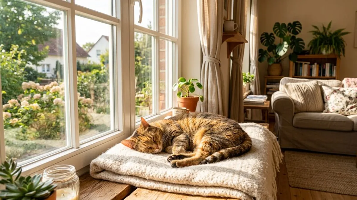 katze, fenster, schlafen, gemuetlich, katze fenster, fenster schlafen, schlafen gemuetlich