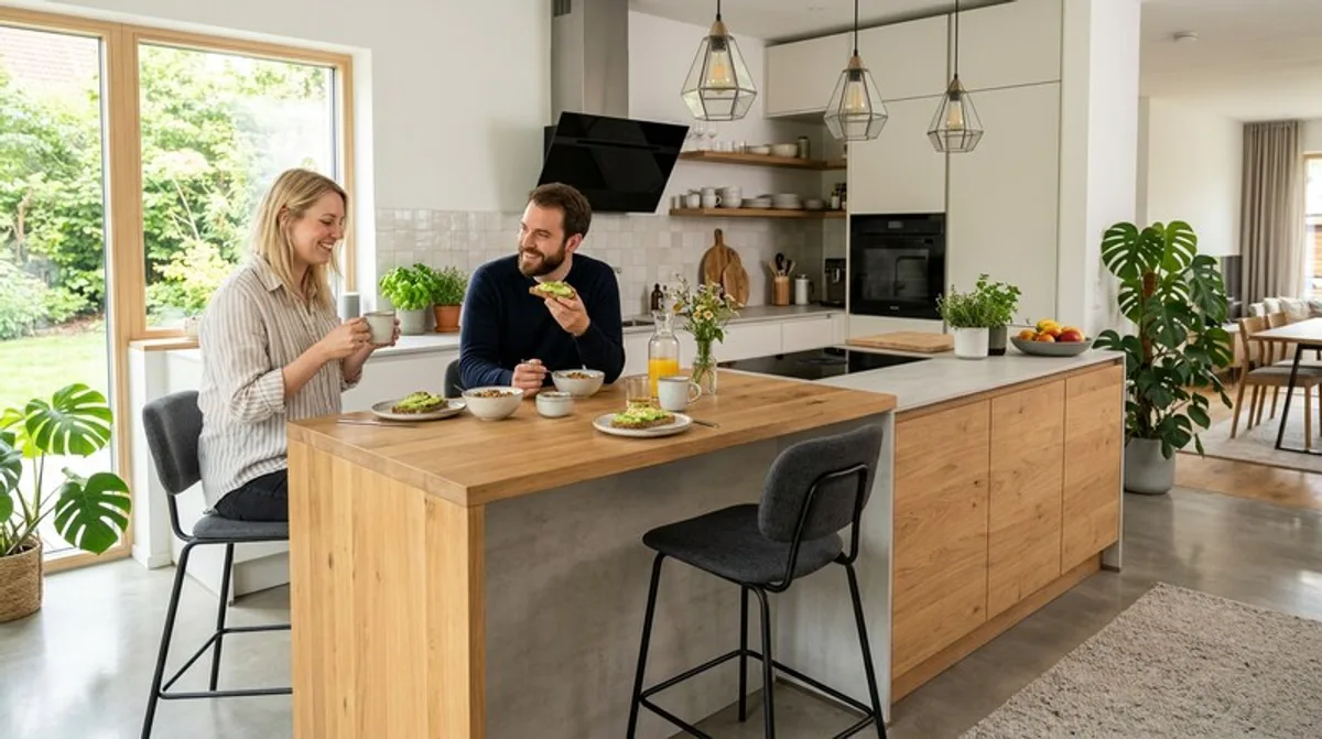 Küche im Trend: Küchentheke, Frühstück & Barhocker