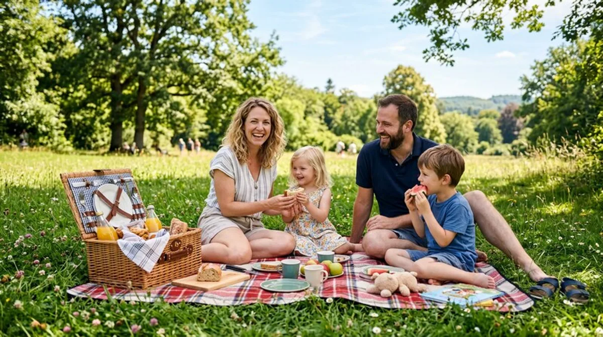 Sommer, Sonne, Familie: Der perfekte Park-Picknick