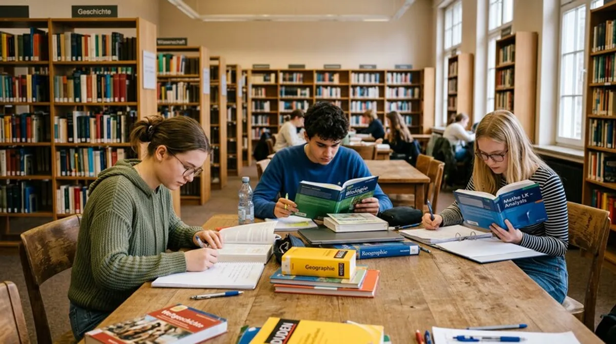 Students Learn: Library, Books & Effective Studying