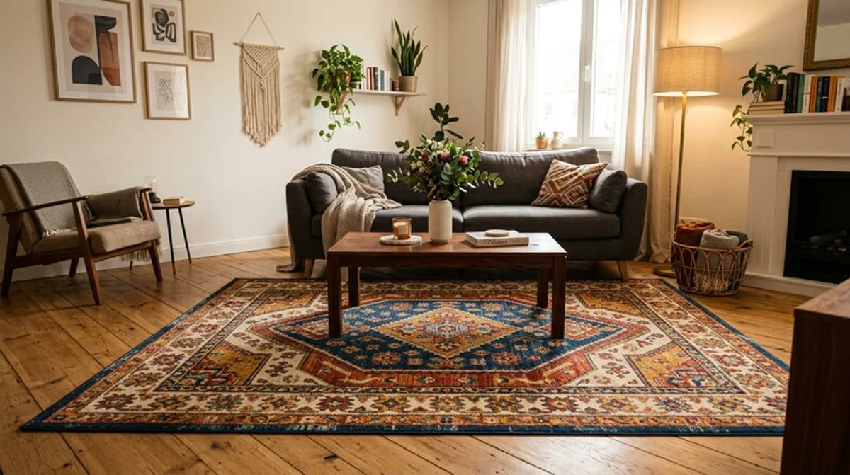 Area Rugs for Your Living Room: Patterns, Hardwood Floors & Trends