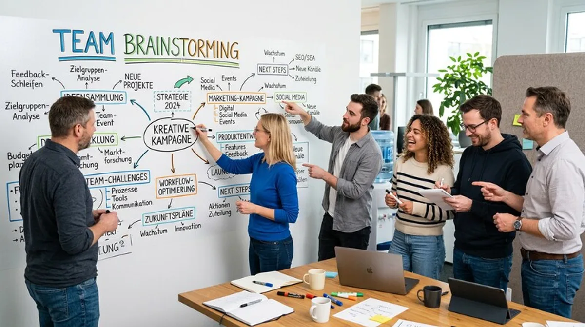 Whiteboard Meeting: Creativity & Structure in Teams